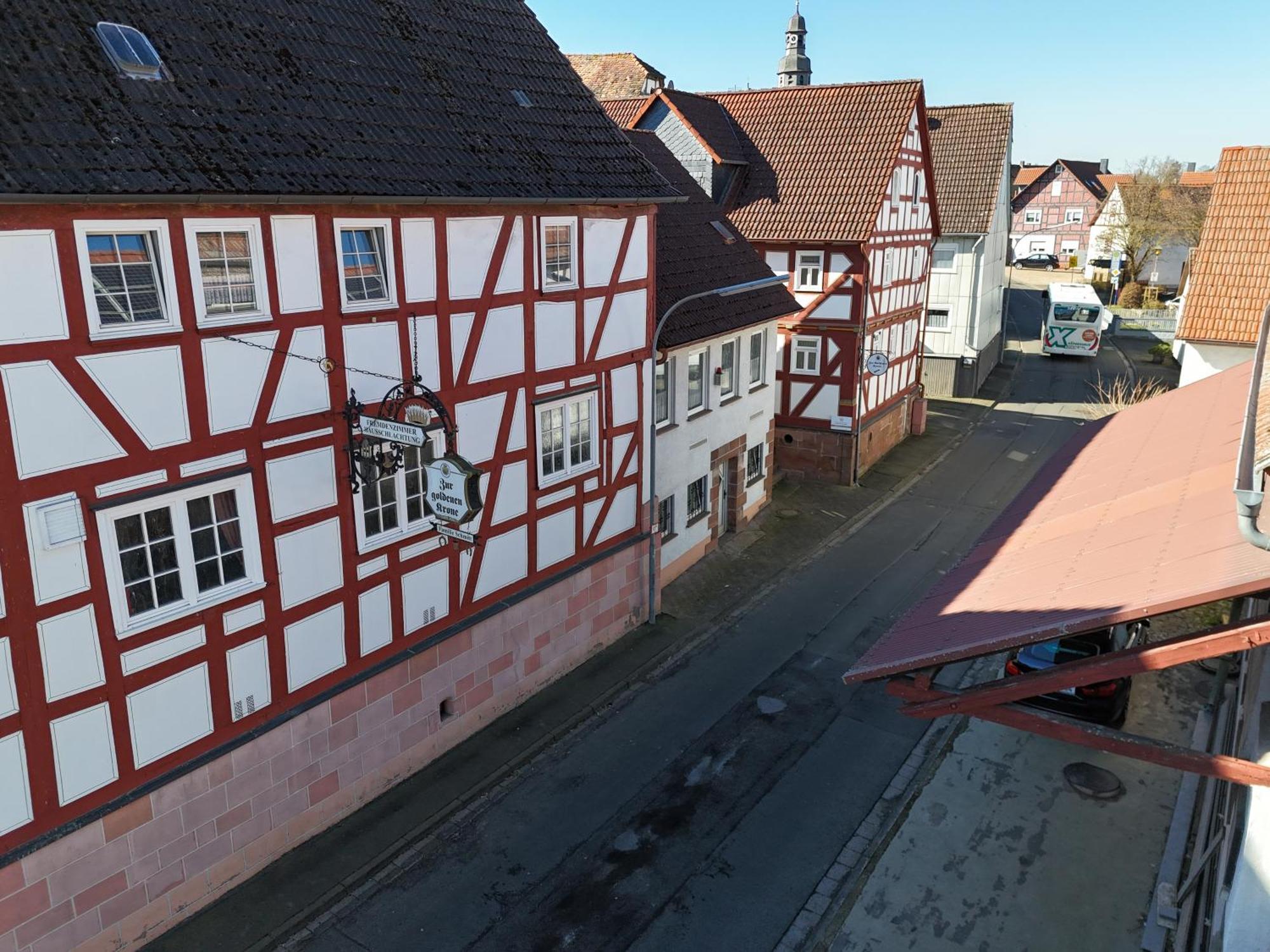 Zur Goldenen Krone Pension Stadtallendorf Exteriér fotografie